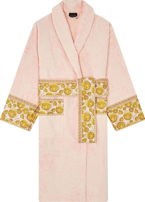 versace pink robes|pink and gold versace robe.